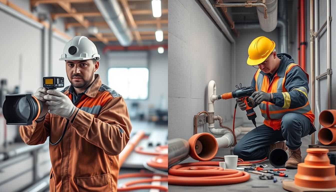 Unterschied Rohrreinigung vs. Rohrsanierung