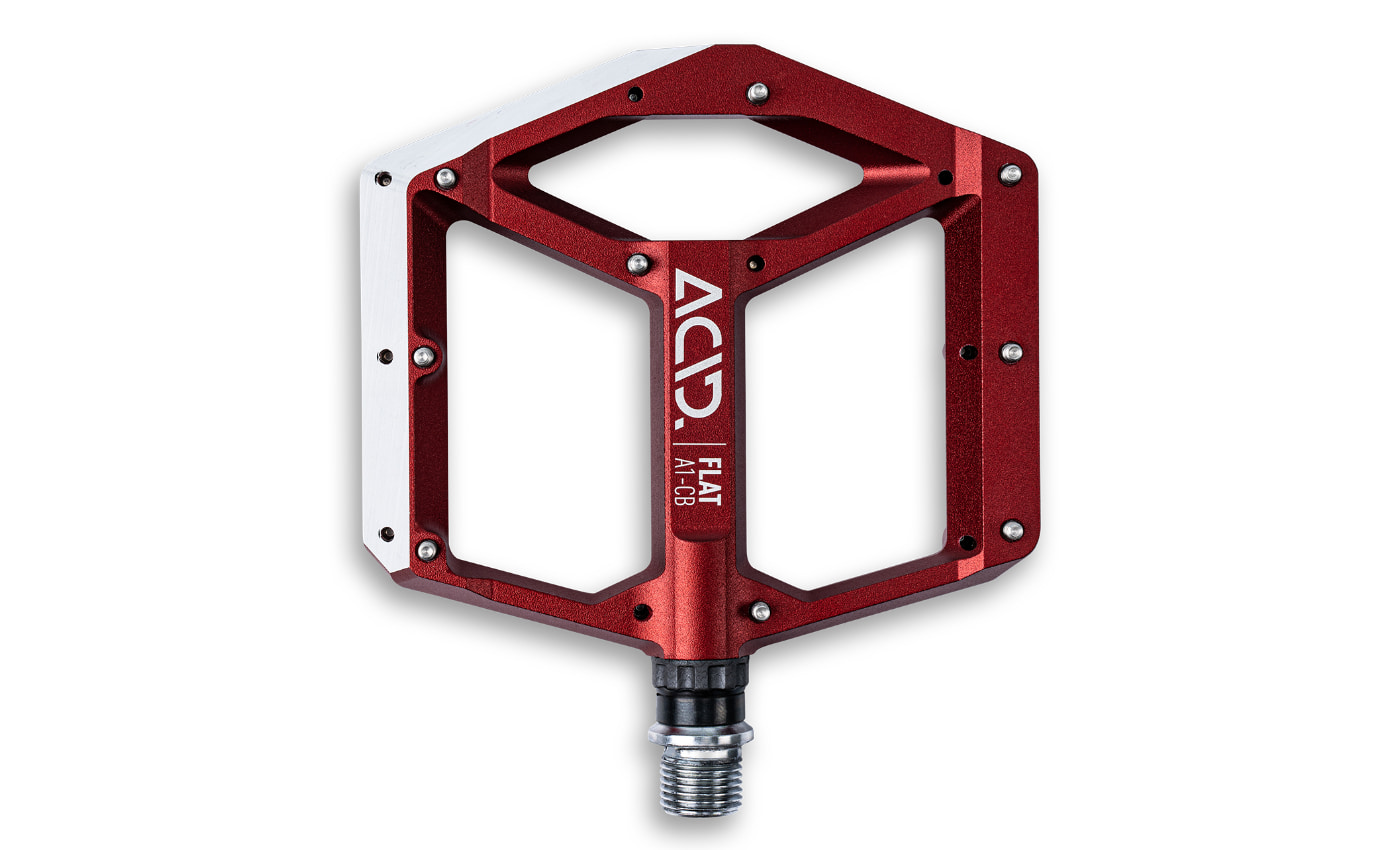 ACID Pedale FLAT A1-CB - red