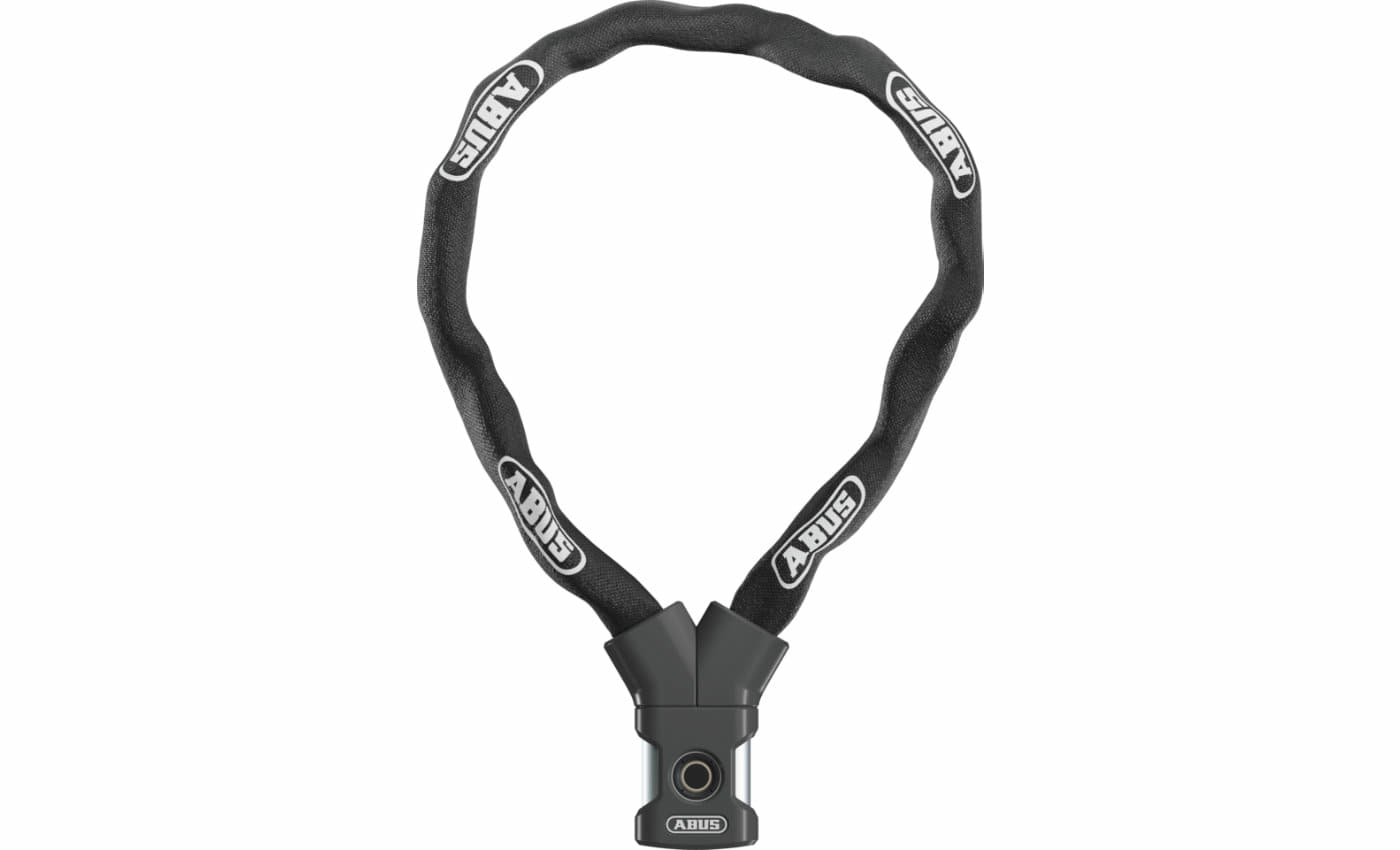 Abus Kettenschloss Yardo 7807F/110 mit Fingerabdruck - schwarz