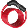 Abus Spiralkabelschloss Zahlencode Star 4508C/150 - red