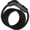 Abus Spiralkabelschloss mit Zahlenkombination - Star 4508C/150 - schwarz