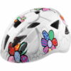 Alpina Ximo Flash Kinderhelm white flower