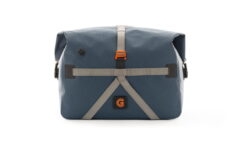 Brompton Borough Wasserdichte Roll-Top Tasche groß - navy grey