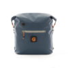 Brompton Borough Wasserdichte Roll-Top Tasche klein - navy grey