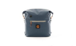 Brompton Borough Wasserdichte Roll-Top Tasche klein - navy grey