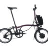 Brompton P-Line Electric Urban 4-speed - Typ M - 16 Zoll 300Wh 4K Faltrad - Amethyst Lacquer