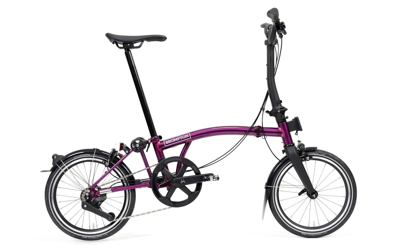 Brompton P Line - Typ M - 16 Zoll 4K Faltrad - Amethyst Lacquer
