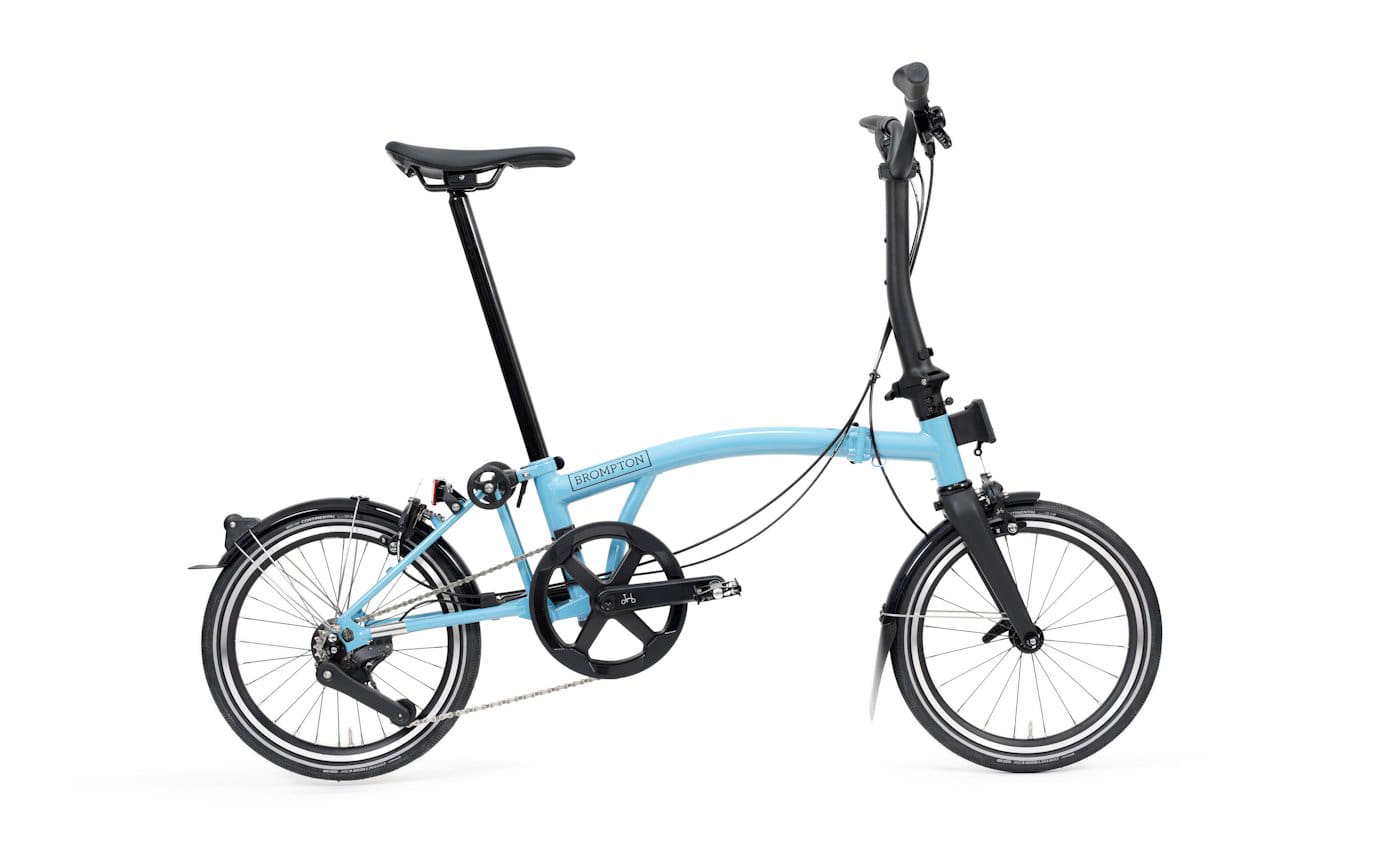 Brompton P Line - Typ M - 16 Zoll 4K Faltrad - Cloud Metallic