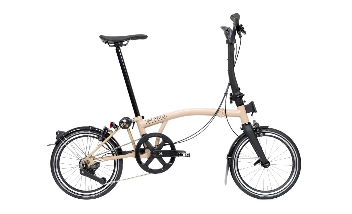 Brompton P Line - Typ M - 16 Zoll 4K Faltrad - Dune Sand