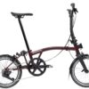 Brompton P Line - Typ M - 16 Zoll 4K Faltrad - Red Plum