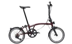 Brompton P Line - Typ M - 16 Zoll 4K Faltrad - Red Plum