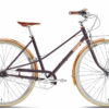 Creme Cycles Caferacer Lady Doppio - 28 Zoll 7N Trapez - Pinot Noir