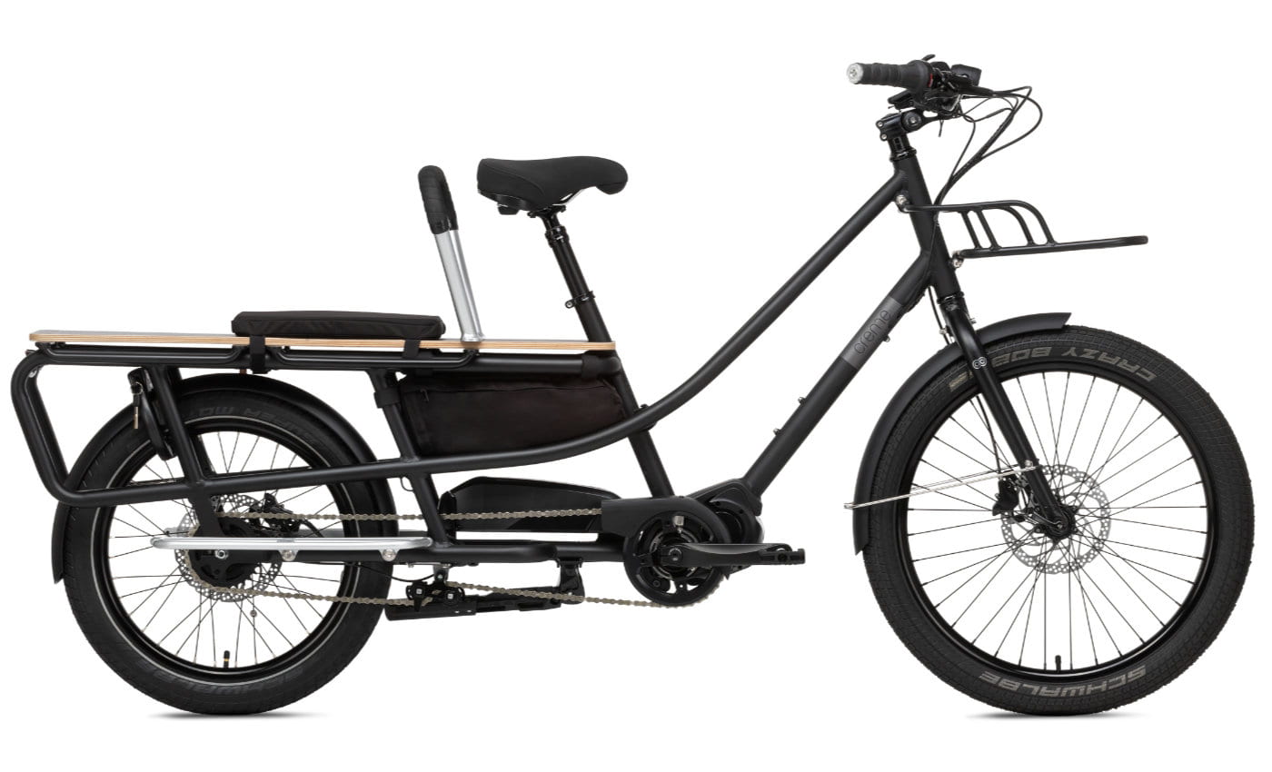 Creme Cycles Happy wagon 5s - 24/20 Zoll 504Wh 5N Lastenrad - black