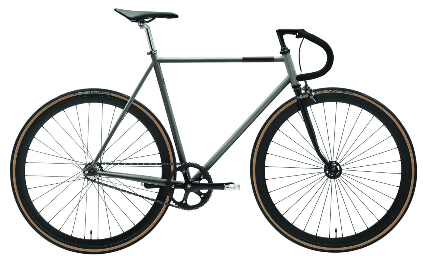 Creme Cycles Vinyl Uno Drop Singlespeed - 28 Zoll 1K Diamant - ash gray