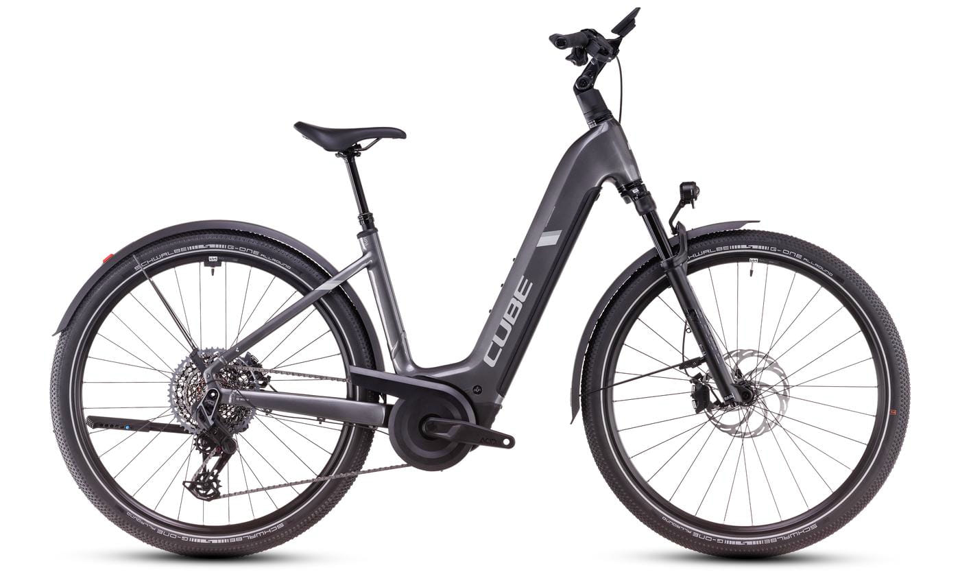 Cube Nuride Hybrid SLT Allroad - 28 Zoll 800Wh 12K Wave - graphite´n´fossil