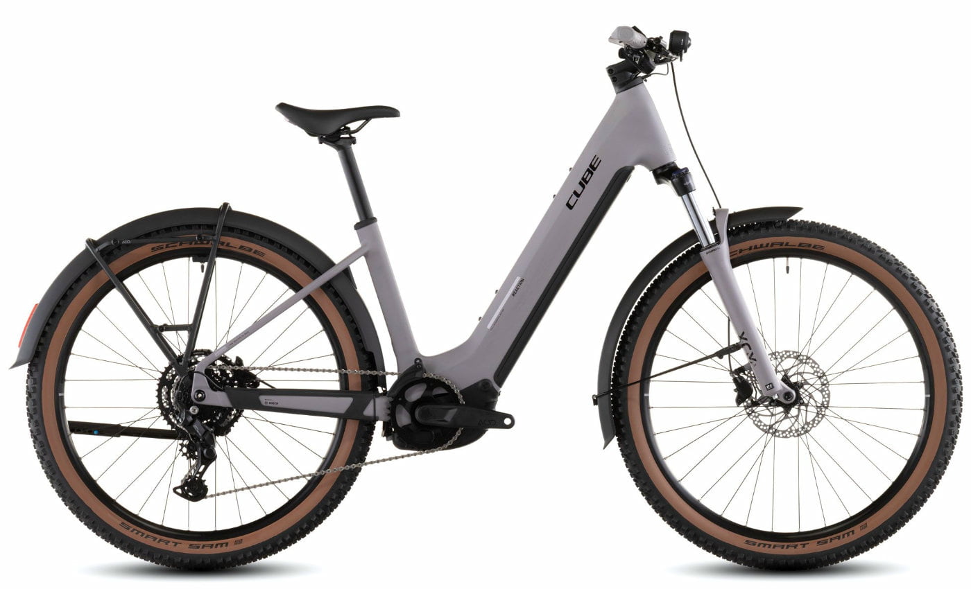Cube Reaction Hybrid Performance 600 FE - 27.5 Zoll 600Wh 9K Wave - plumgrey´n´black