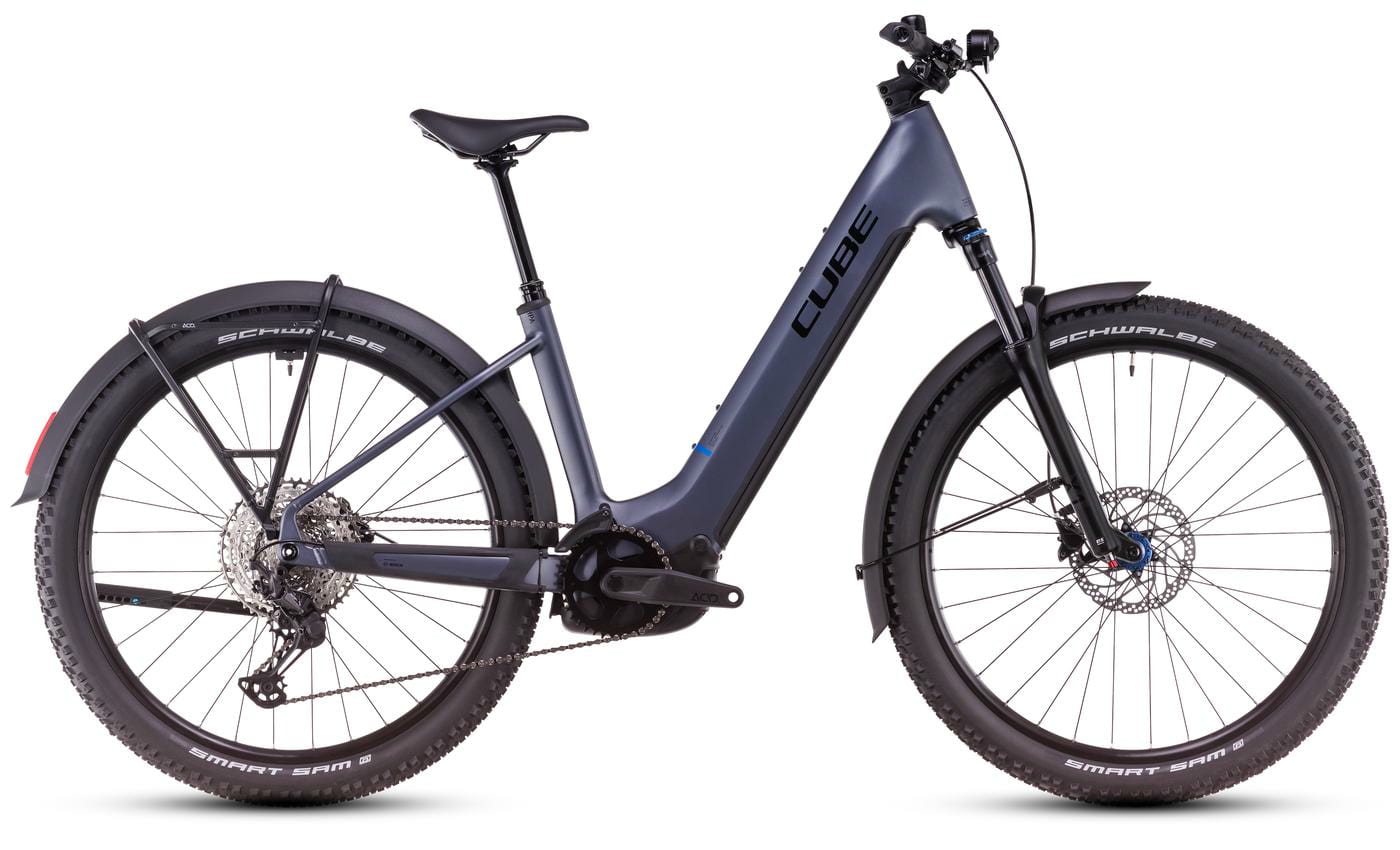 Cube Reaction Hybrid Pro Allroad - 27.5 Zoll 800Wh 12K Wave - metallicgrey´n´black