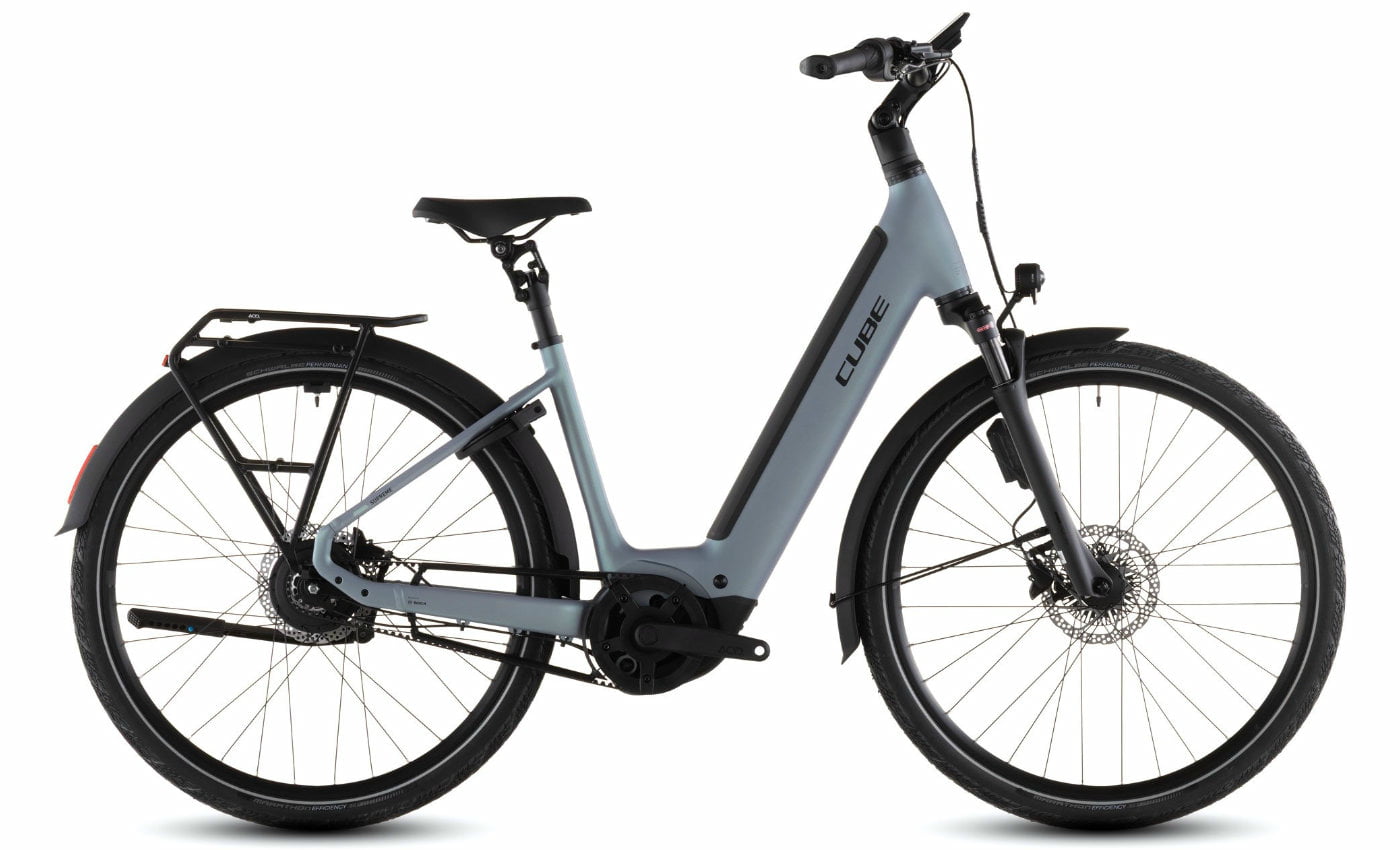Cube Supreme Hybrid Deluxe SLX 600 - 28 Zoll 600Wh Enviolo ABS Wave - seagrey´n´black