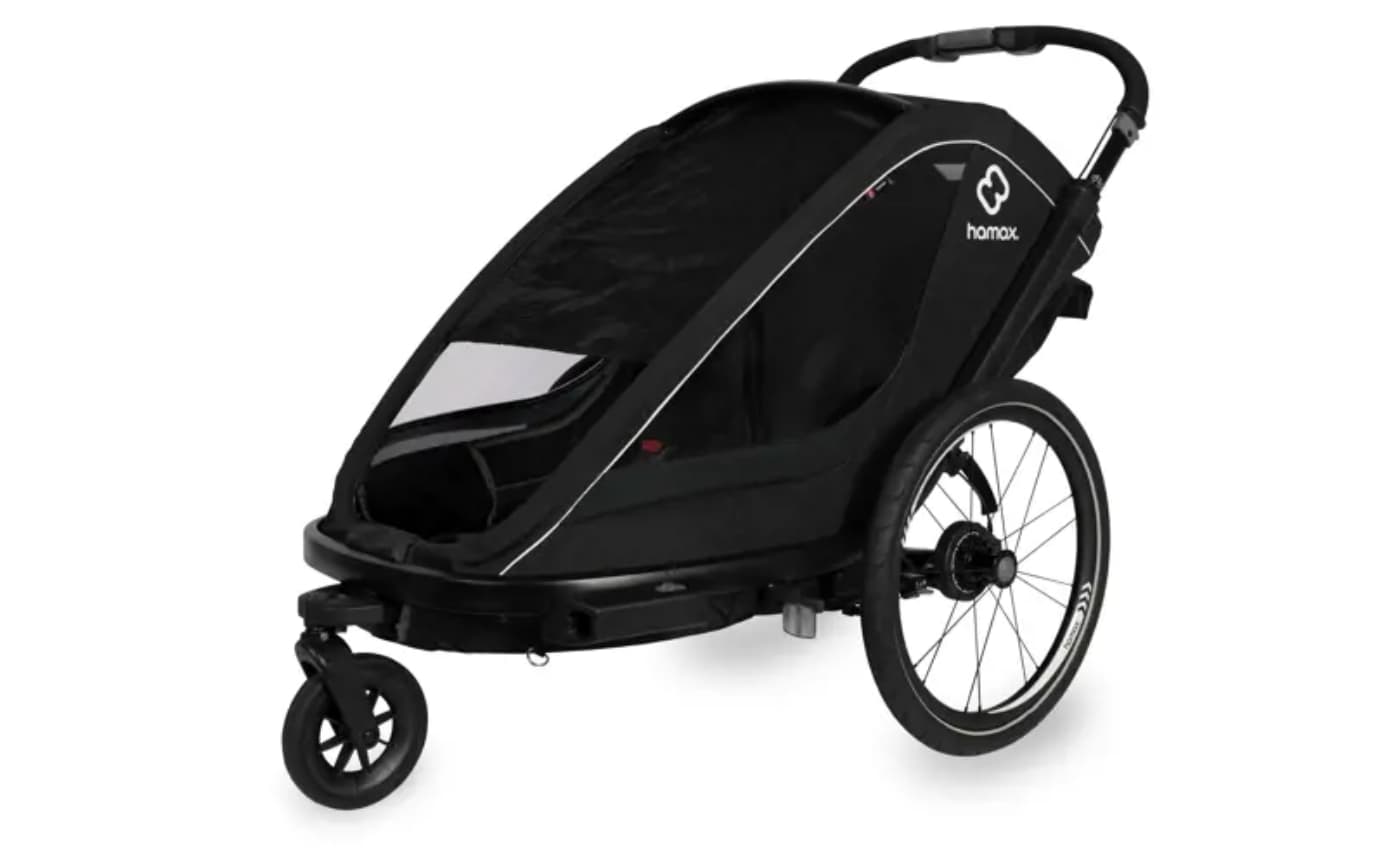 Hamax Breeze 2 Sitzer - Kinderanhänger -black