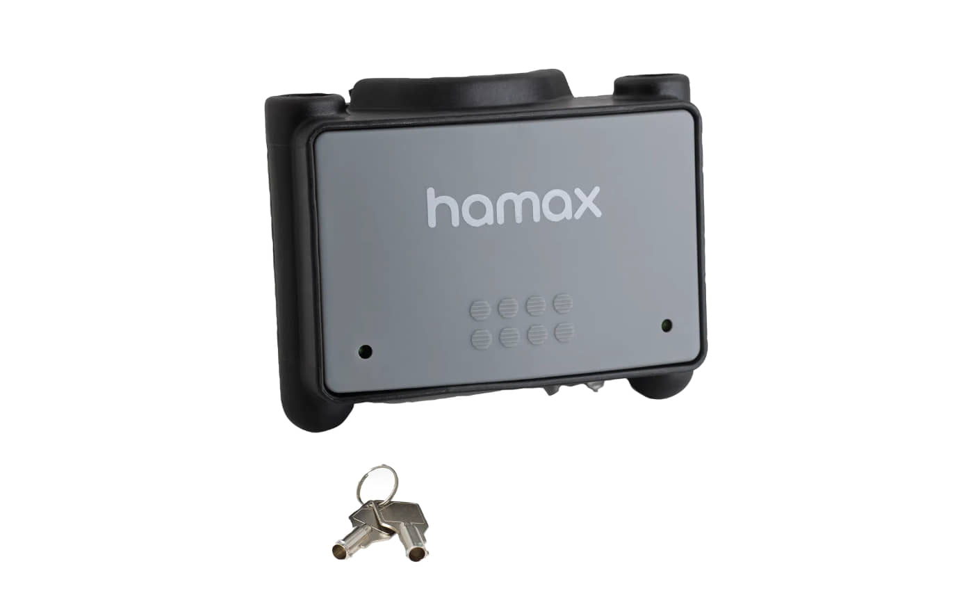 Hamax Kindersitzhalter für Rahmenrohr - mit Schloss