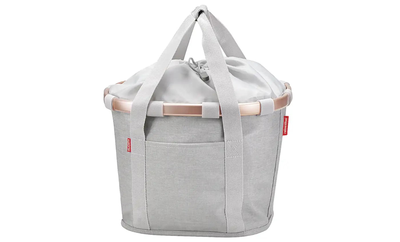 KLICKfix Reisenthel Bikebasket - twist sky rose