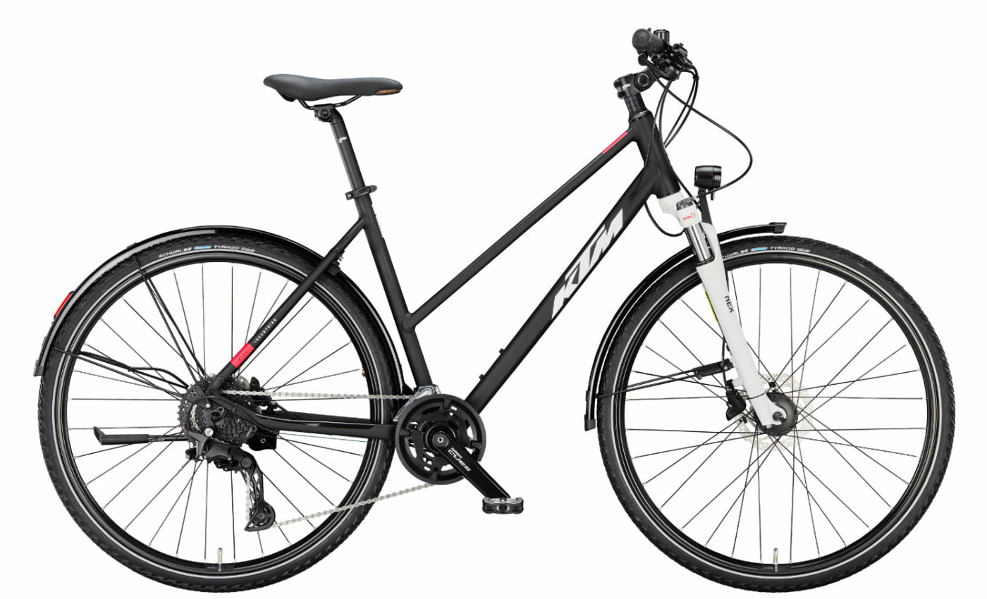 KTM AVENZA CROSS ST - 28 Zoll 20K Trapez - black matt