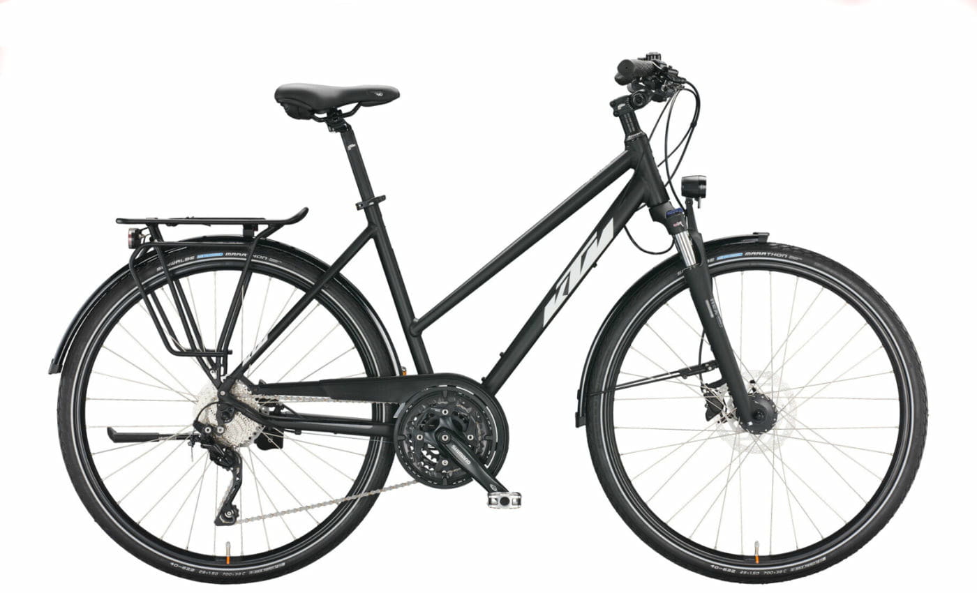 KTM AVENZA DISC - 28 Zoll 18K Trapez - black matt