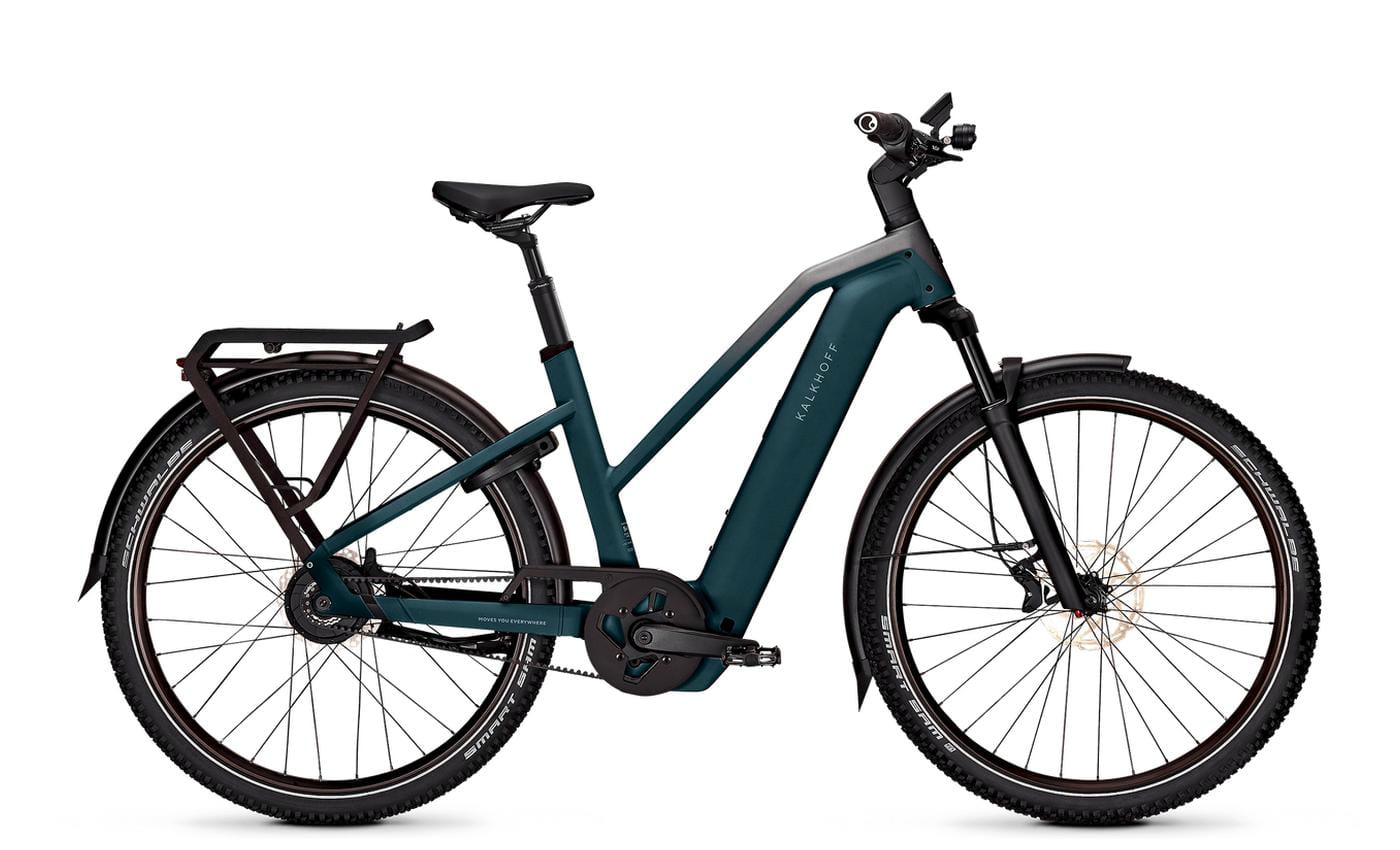 Kalkhoff ENTICE 5+ ADVANCE BELT - 29 Zoll 800Wh Enviolo Trapez - darksprings / jetgrey matt