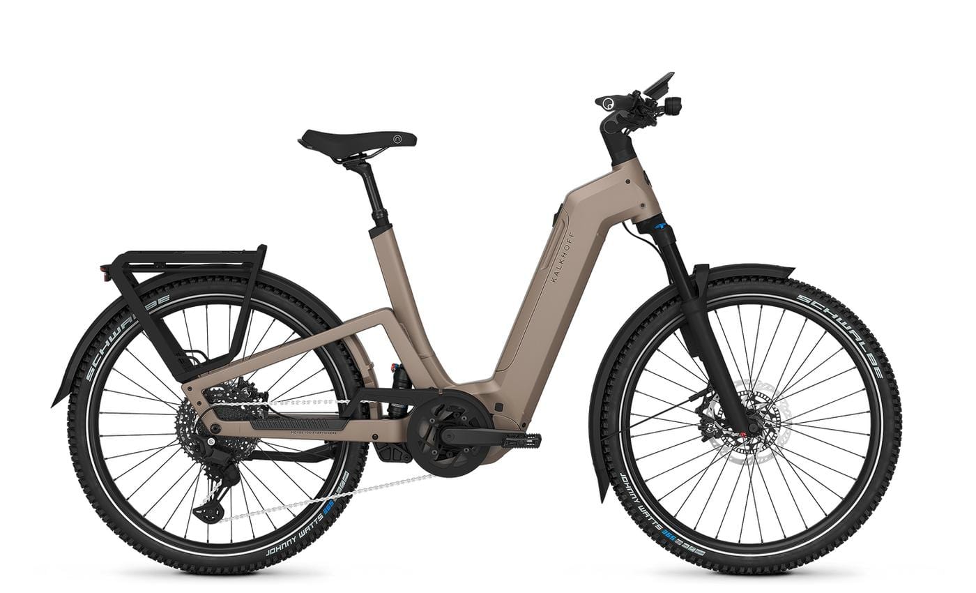 Kalkhoff ENTICE 7+ EXCITE ABS - 27.5 Zoll 800Wh 11K Fully-Tiefeinstieg - moonstonegrey matt