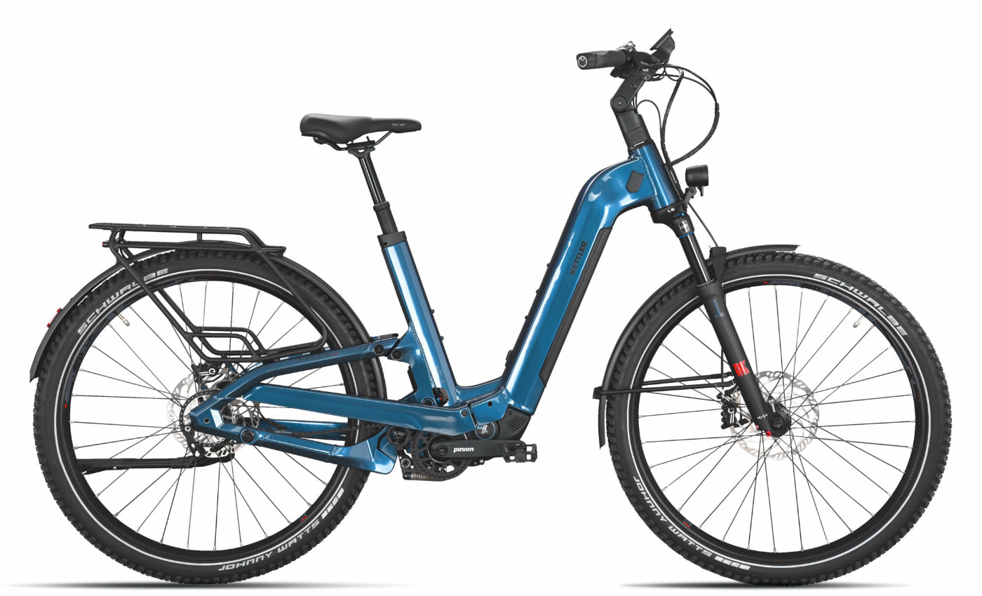 Kettler PINNIATO FS SPORT - 29 Zoll 1055Wh Pinion 1.12 Wave - Modern Petrol Blue Shiny