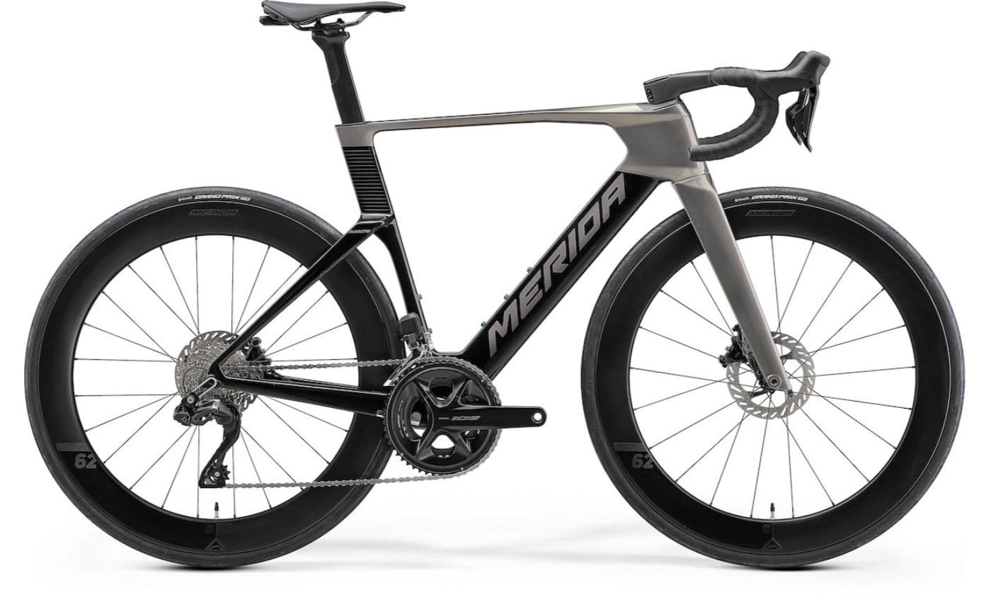 Merida Reacto Limited - 28 Zoll 12K Diamant - slate grey / mineral gold (black)