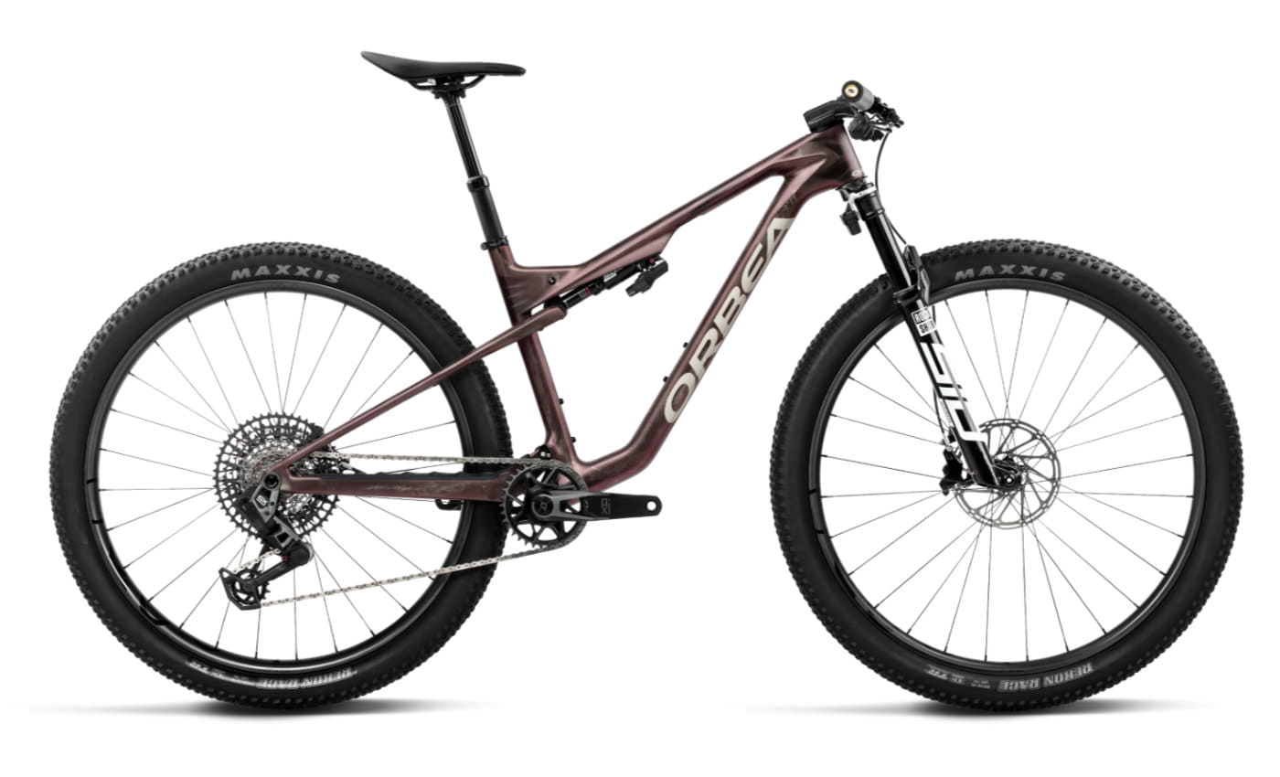 Orbea Oiz M10 AXS - 29 Zoll 12K Fully - Burning Ashes / Ivory White