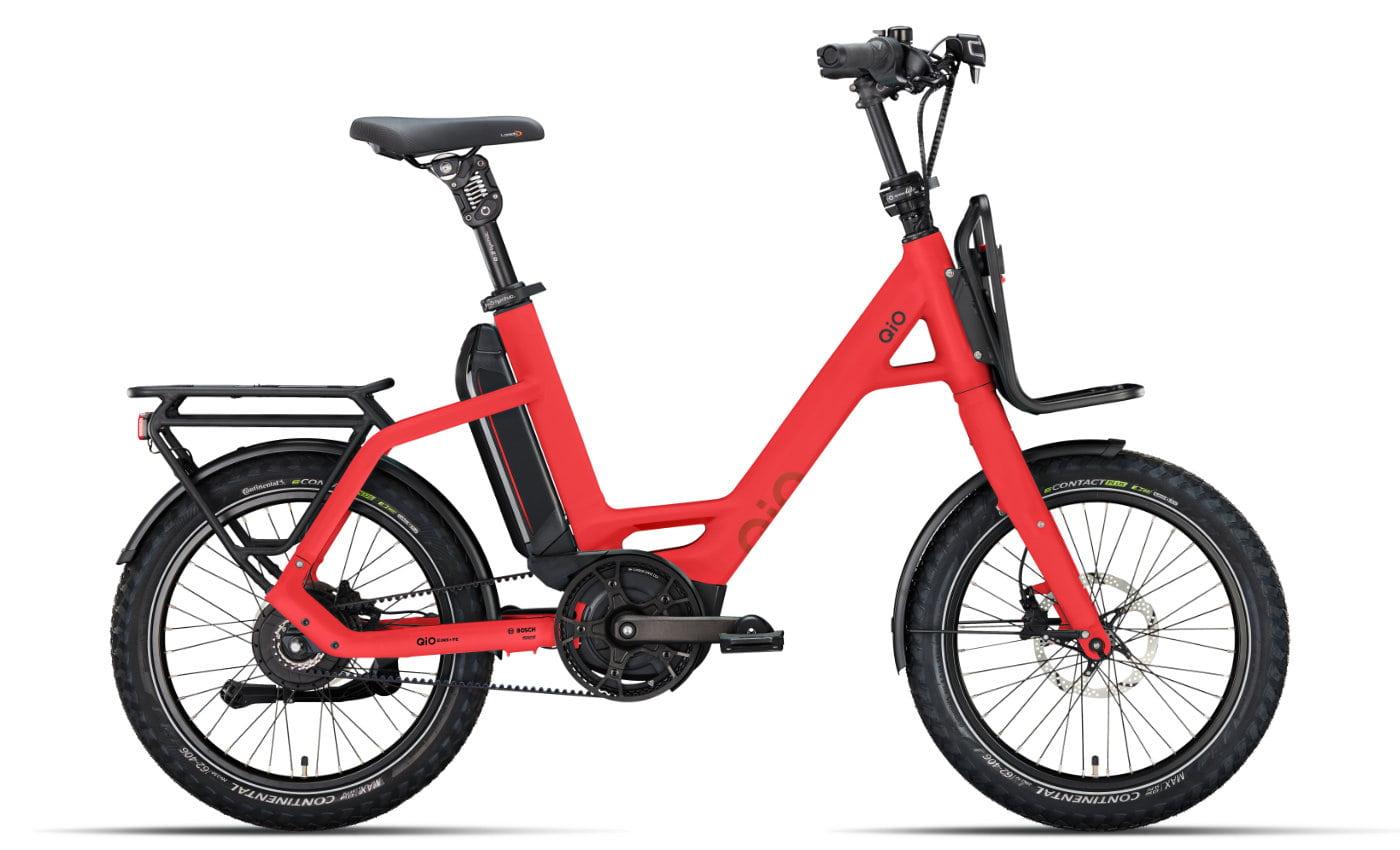 QIO EINS+ P-E Unisex - 20 Zoll 545Wh Enviolo Compact - imola red matt