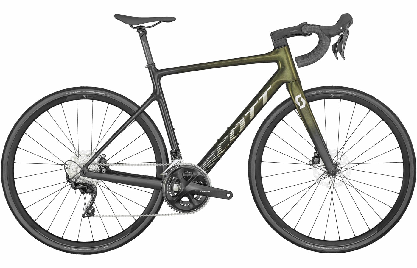 Scott Addict 30 - 28 Zoll 22K Diamant - Candy Green Yellow Flakes