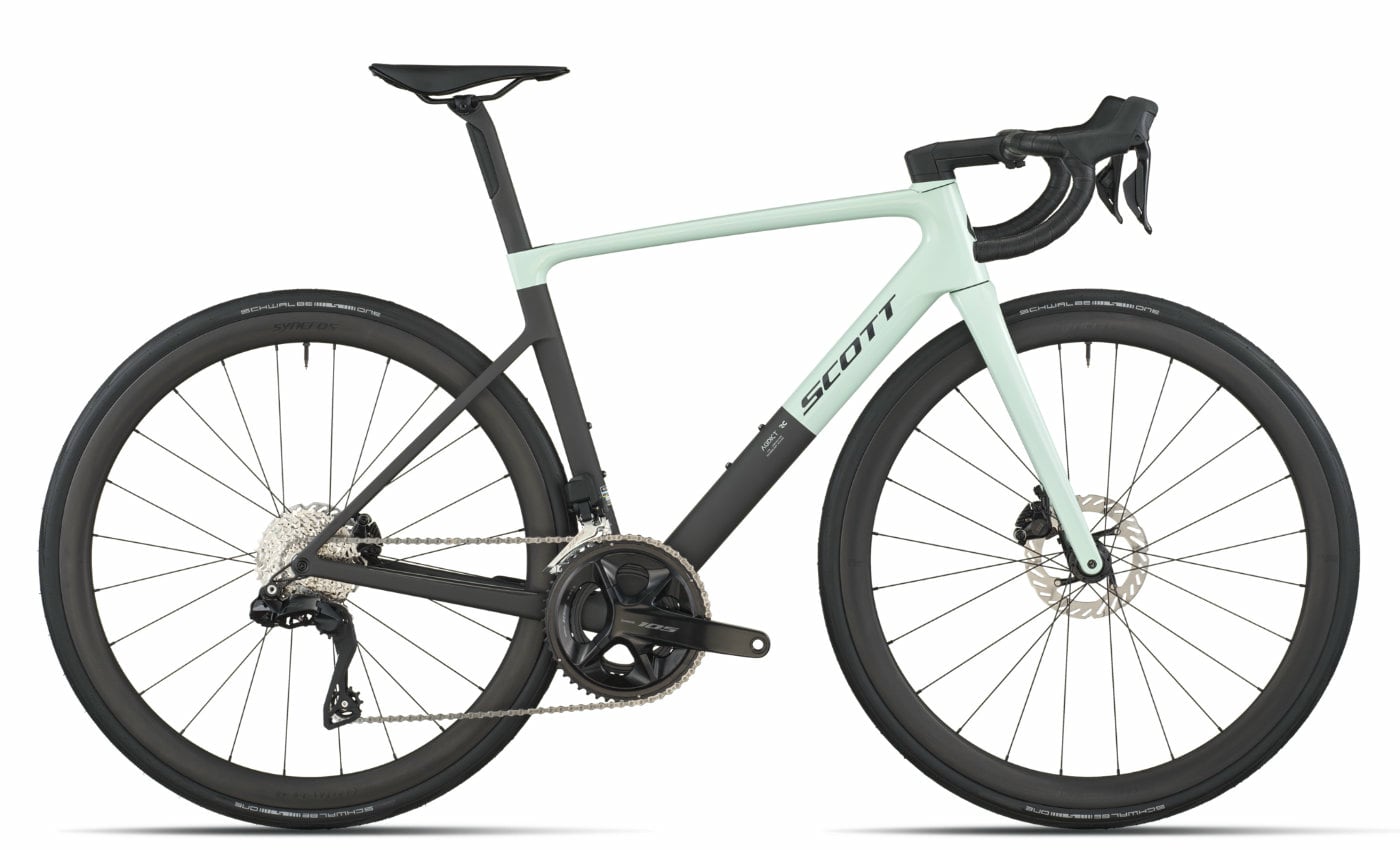 Scott Addict RC 30 - 28 Zoll 24K-Di2 Diamant - frozen green carbon black
