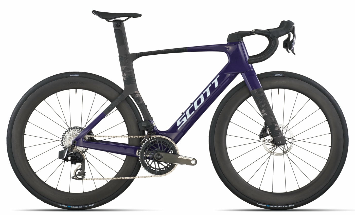 Scott Foil RC Team - 28 Zoll 24K-AXS Diamant - grape purple carbon black