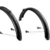 Woom 5 SNAP Click-On Schutzblech-Set (24 Zoll) - schwarz