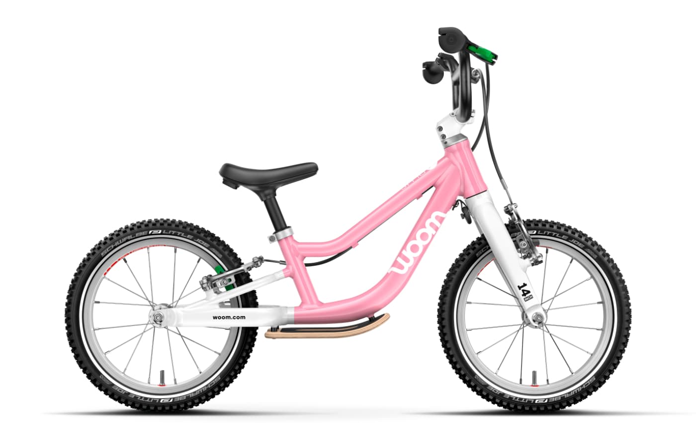 Woom GO 1+ (Gen. H) - 14 Zoll Laufrad - powder pink