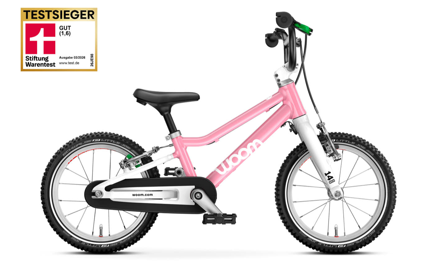Woom GO 2 (Gen. H) - 14 Zoll Diamant 1K - powder pink