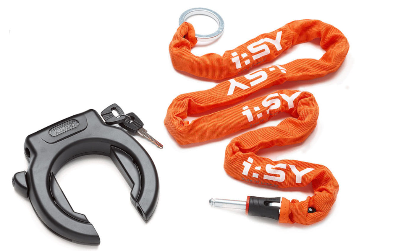 i:SY SCHLOSS SET - Rahmenschloss mit Einsteckkette (nur mit i:SY-Bike bestellbar)